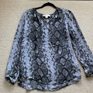 Michael Kors Snake Print Blouse